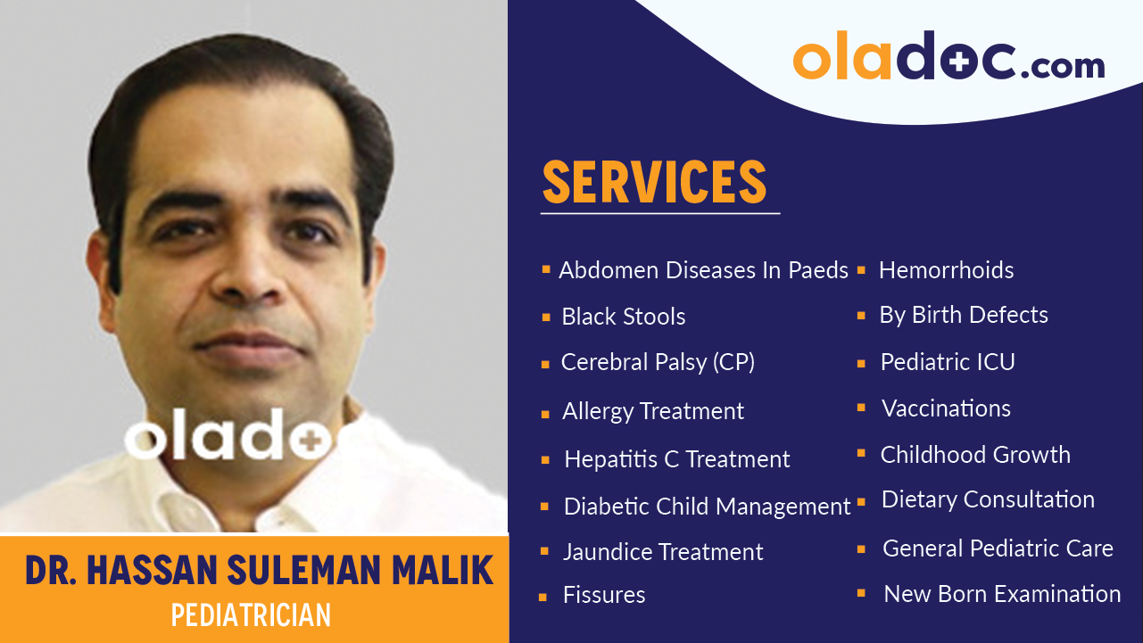 Services provided by Dr. Hassan Suleman Malik